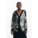 デジグアル レディース ニット&セーター アウター Women's Printed cardigan Black