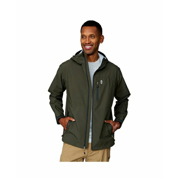 フリー カントリー メンズ ジャケット＆ブルゾン アウター Men's Hydro Lite X2O Highline Waterproof Rain Jacket Olive