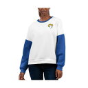 カールバンクス レディース カットソー トップス Women's White Los Angeles Rams A-Game Pullover Sweatshirt White(4)