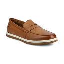 ヴァンセ カンパニー メンズ スリッポン・ローファー シューズ Men's Brantley Casual Flexible Penny Loafers Tan