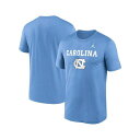 ジョーダン メンズ シャツ トップス Men's Carolina Blue North Carolina Tar Heels Lockup Legend Performance T-Shirt Light Blue