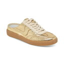 ドルチェヴィータ レディース スニーカー シューズ Women's Notice Slide Mule Sneakers Gold Distressed Lea...