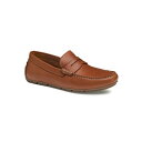ジョンストンアンドマーフィー メンズ スリッポン・ローファー シューズ Men's Baldwin Driver Penny Loafer Cognac She...
