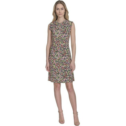 トミー ヒルフィガー レディース ワンピース トップス Women's Sleeveless Floral-Print Shift Dress Sky Captain/Sherbet トミー ヒルフィガー レディース ワンピース トップス Women's Sleeveless Floral-Print Shift Dress Sky Captain/Sherbet