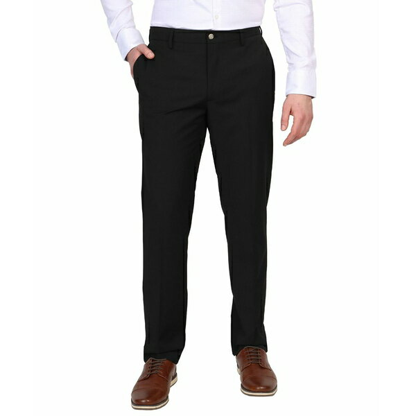 テーラーバード メンズ カジュアルパンツ ボトムス Men's Tailored Stretch Dress Pants Jet black