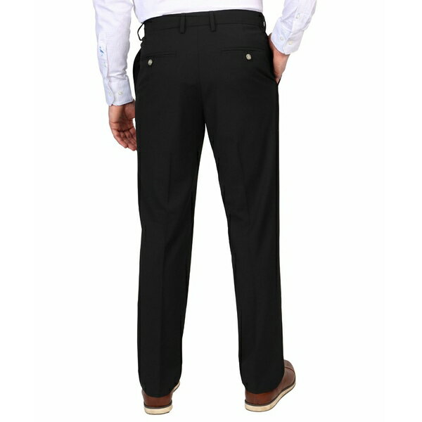テーラーバード メンズ カジュアルパンツ ボトムス Men's Tailored Stretch Dress Pants Jet black