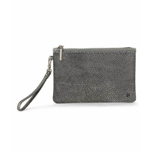 ザサック レディース 財布 アクセサリー Vita Leather Zipper Wallet Dark Silver