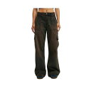 コットンオン レディース デニムパンツ ボトムス Women's Relaxed Cargo Jean Mocha