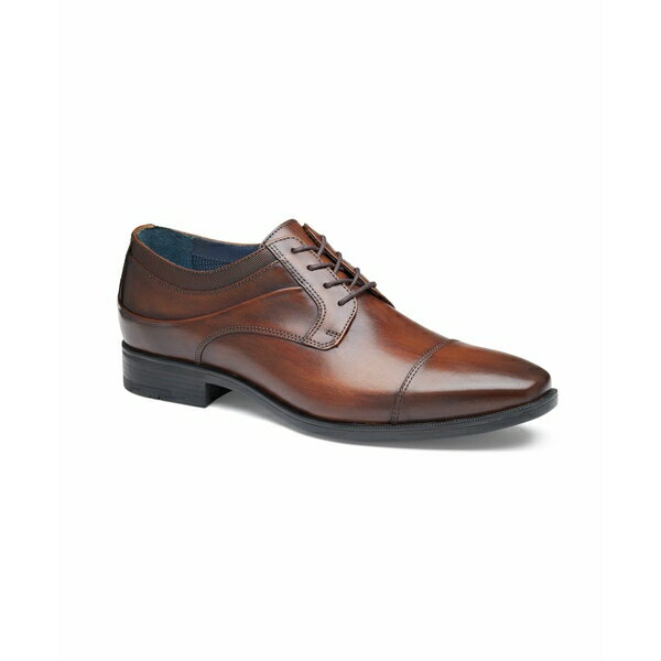 ジョンストンアンドマーフィー メンズ ドレスシューズ シューズ Men's Gibbons Cap Toe Oxfords Mahogany