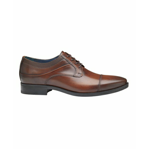 ジョンストンアンドマーフィー メンズ ドレスシューズ シューズ Men's Gibbons Cap Toe Oxfords Mahogany