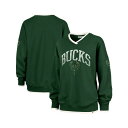 47ブランド レディース カットソー トップス Women's Hunter Green Milwaukee Bucks Rise Pack Daze '80s...