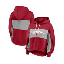 ファナティクス レディース カットソー トップス Women's Crimson Oklahoma Sooners Filled Stat Sheet Pullover Hoodie Crimson(4)