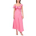 パーカー レディース ワンピース トップス Women's The Bridgette Ruffle-Trim Asymmetric-Hem Dress Cashmere Rose