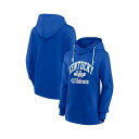 ファナティクス レディース カットソー トップス Women's Royal Kentucky Wildcats Iconic Fleece Pullover ...