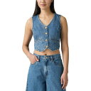 リーバイス レディース カットソー トップス Women's Amore Denim Vest Cause And