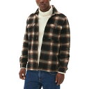 マルティニーク メンズ ジャケット&ブルゾン アウター Men's MAglibbon Heritage Check Shirt Jacket Bitter Chocolate