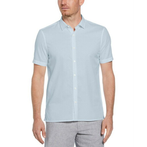 ペリーエリス メンズ シャツ トップス Men's Dobby-Weave Shirt Kentucky Blue ペリーエリス メンズ シャツ トップス Men's Dobby-Weave Shirt Kentucky Blue