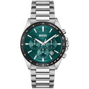 ヒューゴボス メンズ 腕時計 アクセサリー Men's Strike Quartz Chronograph Silver-Tone Stainless-Steel Watch, 41mm Silver-tone(2)