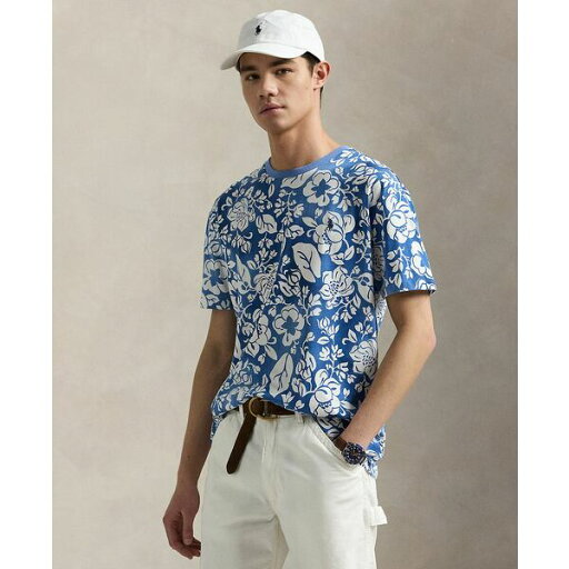 ラルフローレン メンズ シャツ トップス Men's Classic-Fit Floral Jersey T-Shirt Mengrove FL Campus Blue ラルフローレン メンズ シャツ トップス Men's Classic-Fit Floral Jersey T-Shirt Mengrove FL Campus Blue