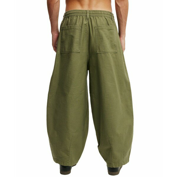 コットンオン メンズ カジュアルパンツ ボトムス Men's Super Baggy Pants Military green