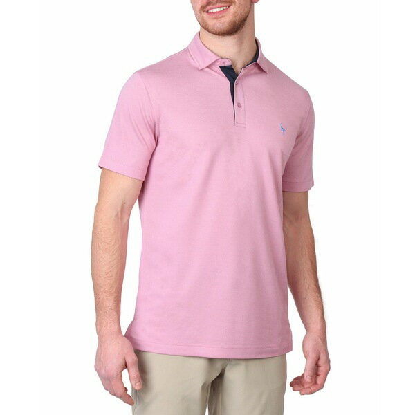 ơ顼С   ȥåץ Men's Solid Modal Polo Dusty rose