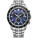 シチズン メンズ 腕時計 アクセサリー Men's Sport Luxury PCAT Silver-Tone Stainless Steel Bracelet Watch 43mm Silver-tone(2)