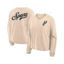 ファナティクス レディース カットソー トップス Women'sNatural San Antonio Spurs Boxed Out Drop Fashion Long Sleeve T-Shirt Natural