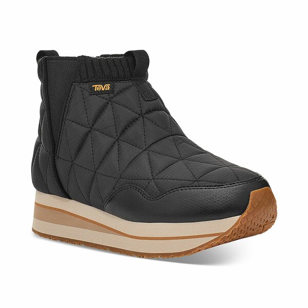 ƥ ǥ ֡ 塼 Women's ReEmber Quilted Mid Platform Booties Black
