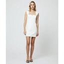 フレンチコネクション レディース ワンピース トップス Women's Whisper Notched Square Neck Dress Summer White