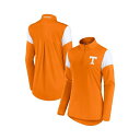 ファナティクス レディース カットソー トップス Women's Tennessee Orange Tennessee Volunteers Block Party Quarter-Zip Top Tennessee Orange(4)