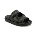 ミア レディース サンダル シューズ Women's Gemi Double Strap Slip-On Sandals Black(4)