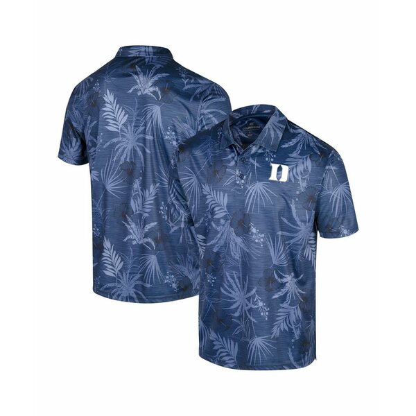 コロシアム メンズ シャツ トップス Men's Royal Duke Blue Devils Big and Tall Palms Polo Shirt Royal