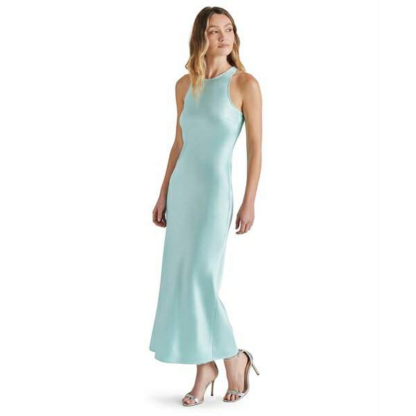 スティーブ マデン レディース ワンピース トップス Women's Diane Round-Neck Sleeveless Dress Lapis
