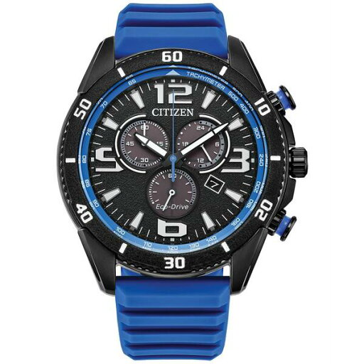 シチズン メンズ 腕時計 アクセサリー Men's Sport Casual Brycen Blue Silicone Strap Watch 44.8mm Blue シチズン メンズ 腕時計 アクセサリー Men's Sport Casual Brycen Blue Silicone Strap Watch 44.8mm Blue