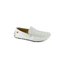 マークジョセフニューヨーク メンズ スリッポン・ローファー シューズ Men's Spring Street Weave Leather Loafer Ice ...