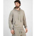 ゲス メンズ パーカー・スウェットシャツ アウター Men's Regular-Fit Textured Botanical Jacquard Hoodie Traditional Khaki Primitive Jacquard(4)