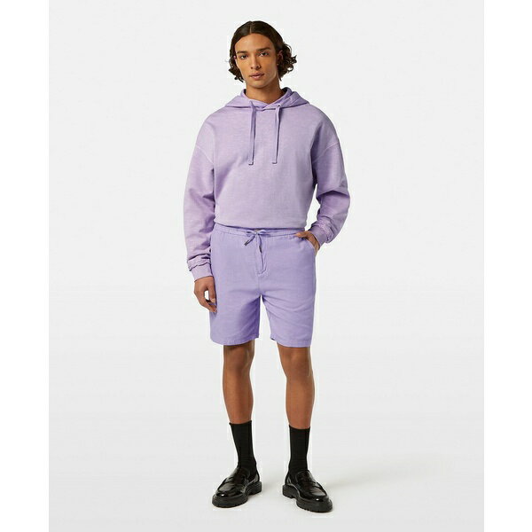 スコッチアンドソーダ メンズ カジュアルパンツ ボトムス Men's Seasonal Core Fave Twill Bermuda Shorts Bright lavender