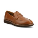 ヴァンセ カンパニー メンズ スリッポン・ローファー シューズ Men's Princeton Loafer Casual Dress Shoe Tan