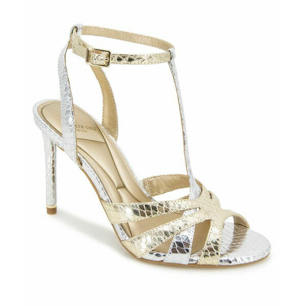ケネスコール レディース サンダル シューズ Women's Liona Almond Toe Dress Sandals Silver/Gold Metallic