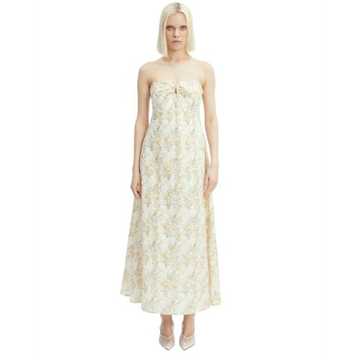 バードット レディース ワンピース トップス Women's Lora Broderie Printed Maxi Dress Yellow Floral バードット レディース ワンピース トップス Women's Lora Broderie Printed Maxi Dress Yellow Floral