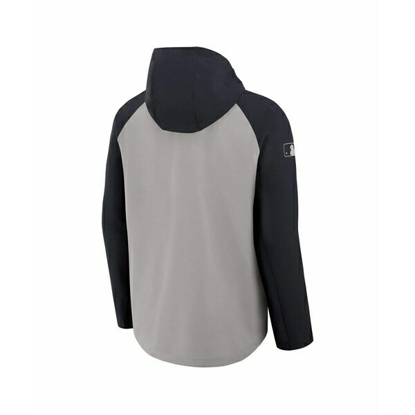 ナイキ メンズ ジャケット＆ブルゾン アウター Men's Gray/Navy New York Yankees Authentic Collection Raglan Performance Full-Zip Jacket Gray, Navy