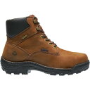 ウルヴァリン ウルヴァリン メンズ ブーツ シューズ Wolverine Men's Durbin 6'' Waterproof Work Boots Brown