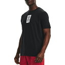 A_[A[}[ Y jO X|[c Under Armour Men's Baseball Lock Up Short Sleeve T-Shirt Black/White