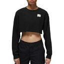 ジョーダン レディース シャツ トップス Jordan Women's Long Sleeve Crop Top Black