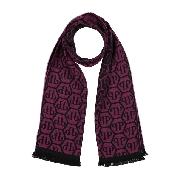 【送料無料】 フィリッププレイン メンズ マフラー・ストール・スカーフ アクセサリー Scarves Purple