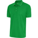 アンティグア メンズ シャツ トップス Antigua Men's Affluent Golf Polo Celtic Green/White