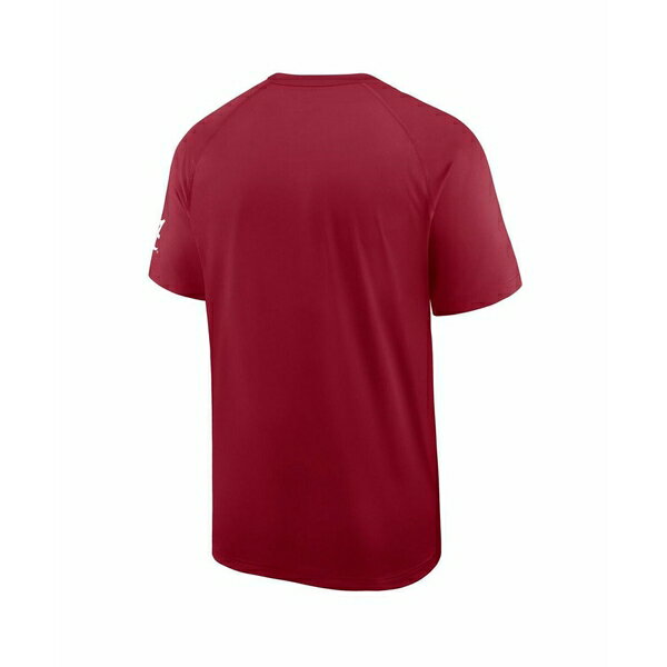 ナイキ メンズ シャツ トップス Men's Crimson Alabama Crimson Tide Ready Raglan Premium Performance T-Shirt Crimson