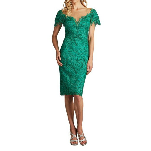 タダシショージ レディース ワンピース トップス Women's Burgess Embroidered Lace Dress Green タダシショージ レディース ワンピース トップス Women's Burgess Embroidered Lace Dress Green