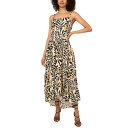 ワンステイト レディース ワンピース トップス Women's Floral-Print High-Low Maxi Dress Sunflower
