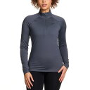 リーボック レディース カットソー トップス Women's ID Train Fitted Quarter-Zip Track Jacket Cold Grey 6